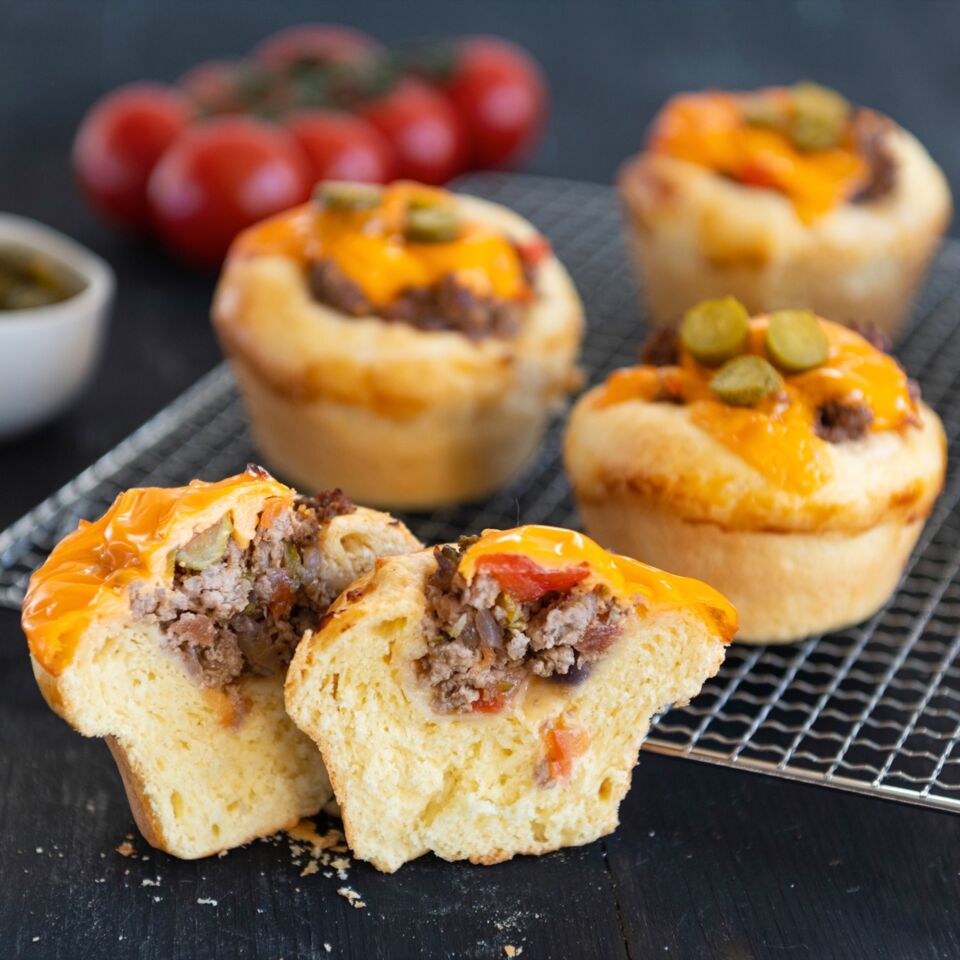 CheeseburgerMuffins Rezept Küchengötter